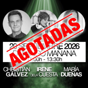 MARÍA DUEÑAS, CHRISTIAN GÁLVEZ E IRENE DE LA CUESTA