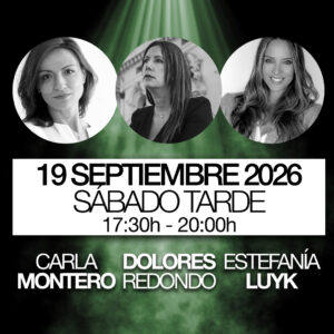 CARLA MONTERO, DOLORES REDONDO Y ESTEFANÍA LUYK